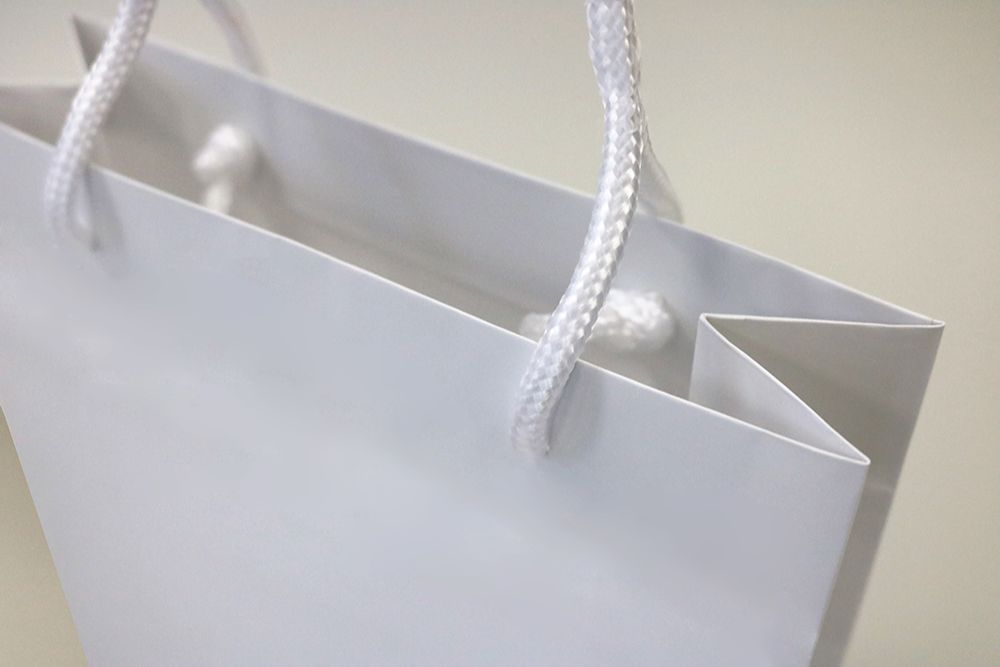 紙袋 ブランド系 マットホワイト-スライドナビゲーション