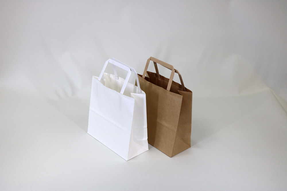 紙袋 無地低価格タイプ手提袋【平紐】-スライドナビゲーション
