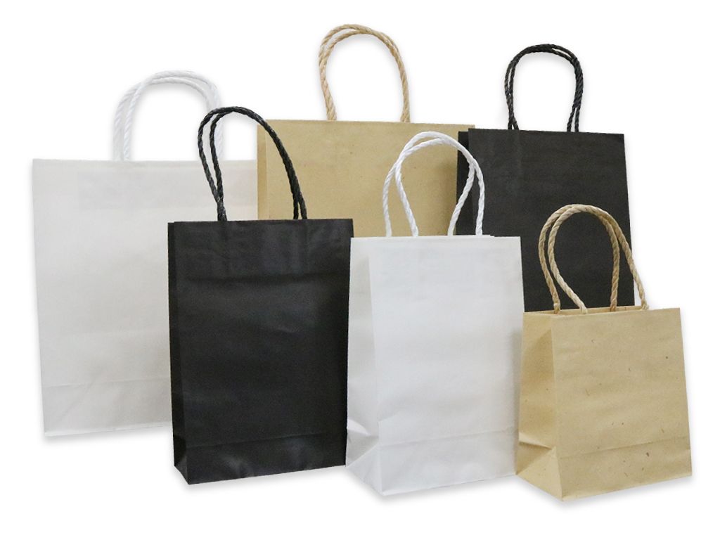 紙袋 無地中低価格タイプ手提袋-スライドナビゲーション