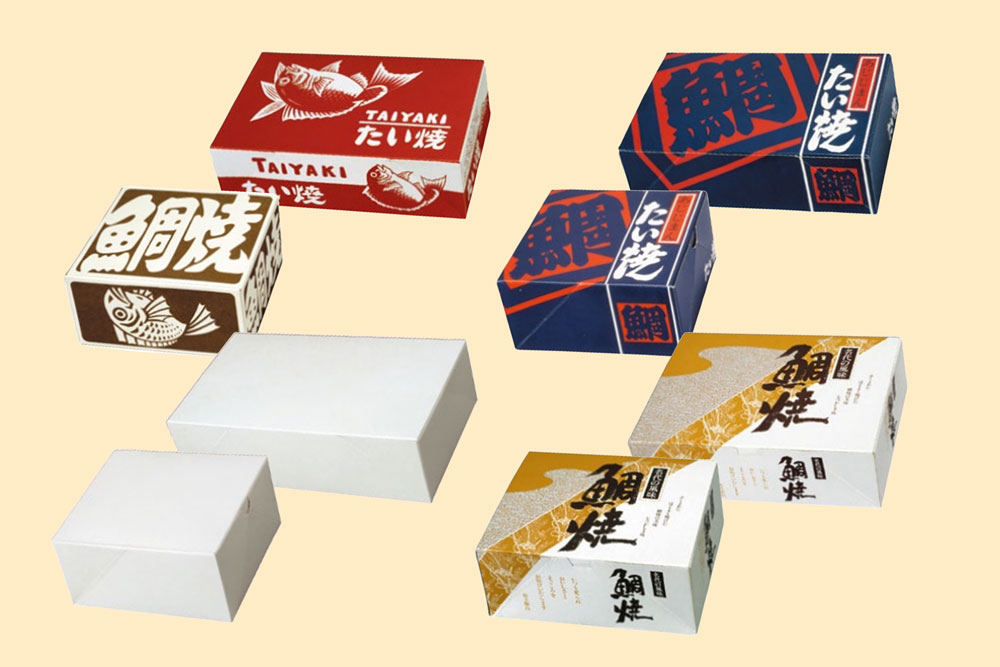 紙容器【鯛焼】(吸水紙使用、レンジ可)
