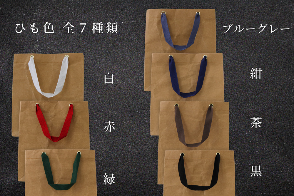 ペーパーレザーバッグ（ウォッシャブルペーパー紙袋）